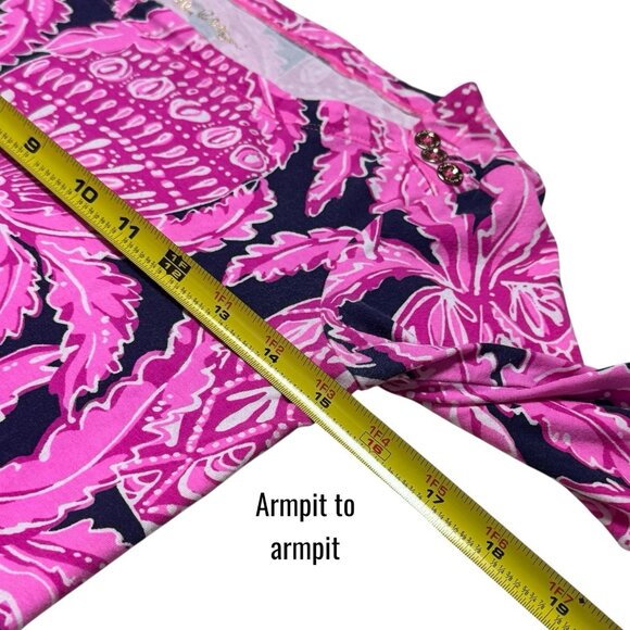Lilly Pulitzer UPF 50+ Sophie Pineapple Print Dress Coastal Vacation Resort XS - Picture 8 of 9